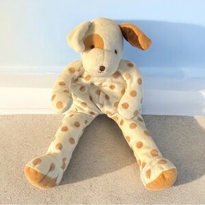 Bunnies By The Bay 13” Silly Buddy Plush Brown Polka Dot Puppy Dog Floppy Lovey
